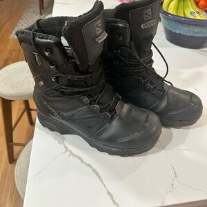 Salomon Black Insulated Boots